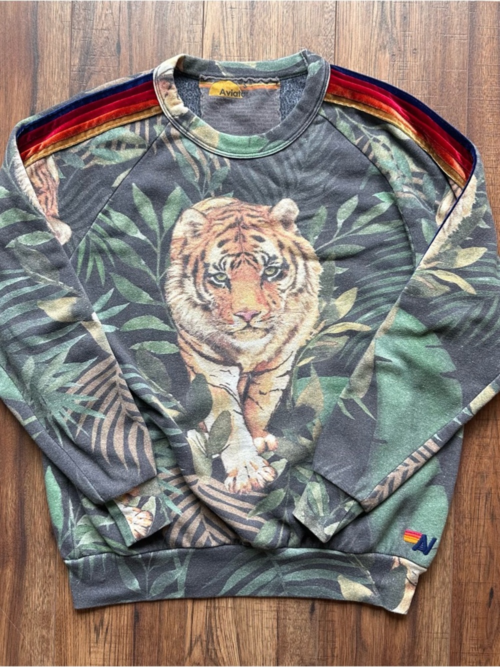 Rare aviator nation jungle tiger sweatshirt